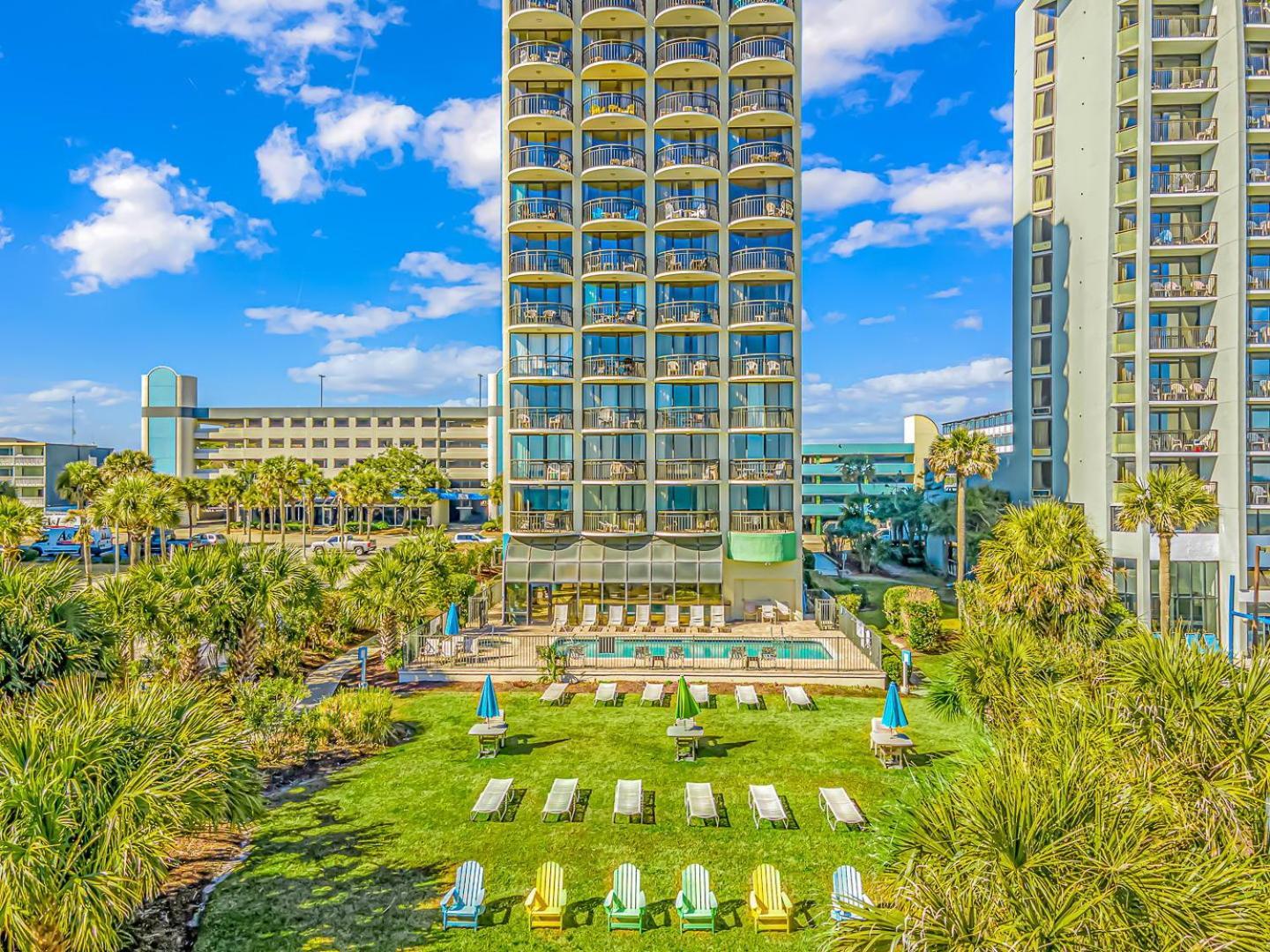 Ocean View Double Suite! Sleeps 4 Meridian Plaza 705 Myrtle Beach Dış mekan fotoğraf