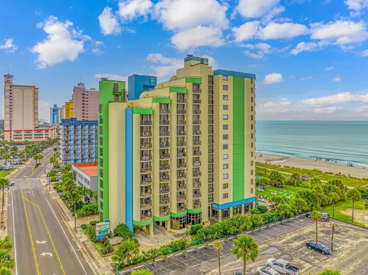 Ocean View Double Suite! Sleeps 4 Meridian Plaza 705 Myrtle Beach Dış mekan fotoğraf