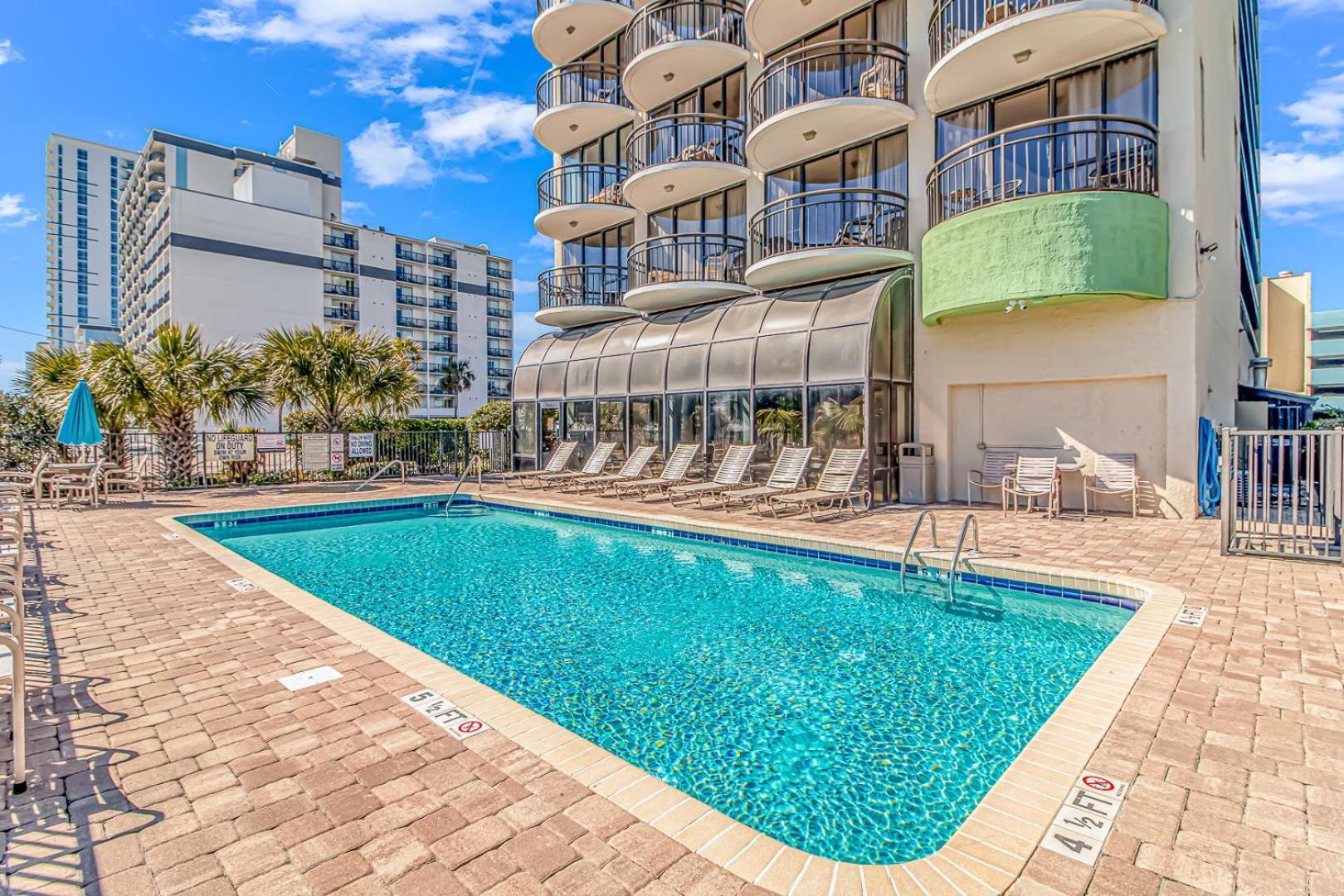 Ocean View Double Suite! Sleeps 4 Meridian Plaza 705 Myrtle Beach Dış mekan fotoğraf