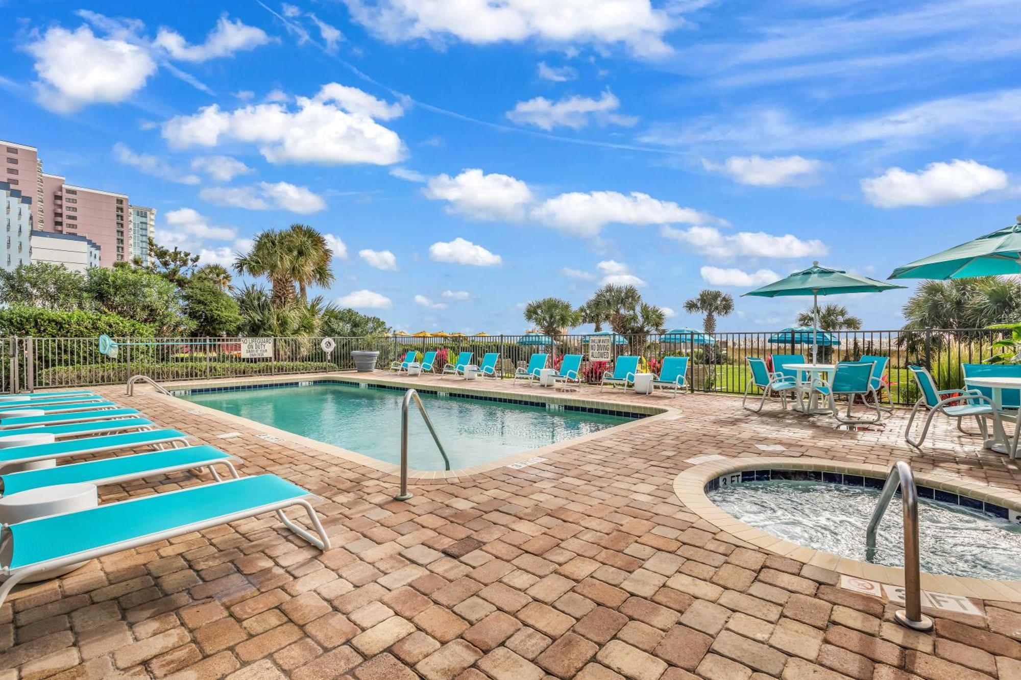 Ocean View Double Suite! Sleeps 4 Meridian Plaza 705 Myrtle Beach Dış mekan fotoğraf