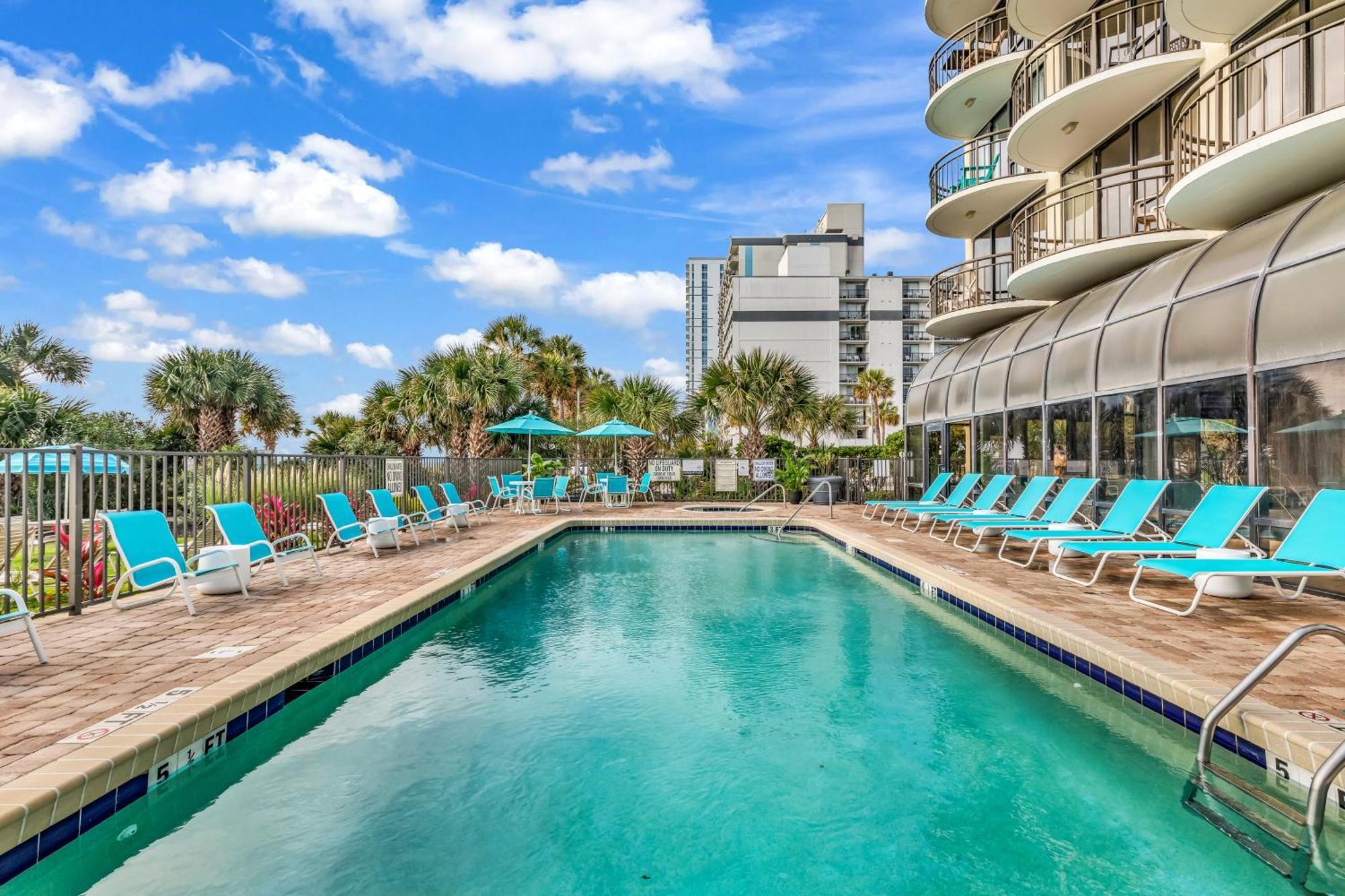 Ocean View Double Suite! Sleeps 4 Meridian Plaza 705 Myrtle Beach Dış mekan fotoğraf