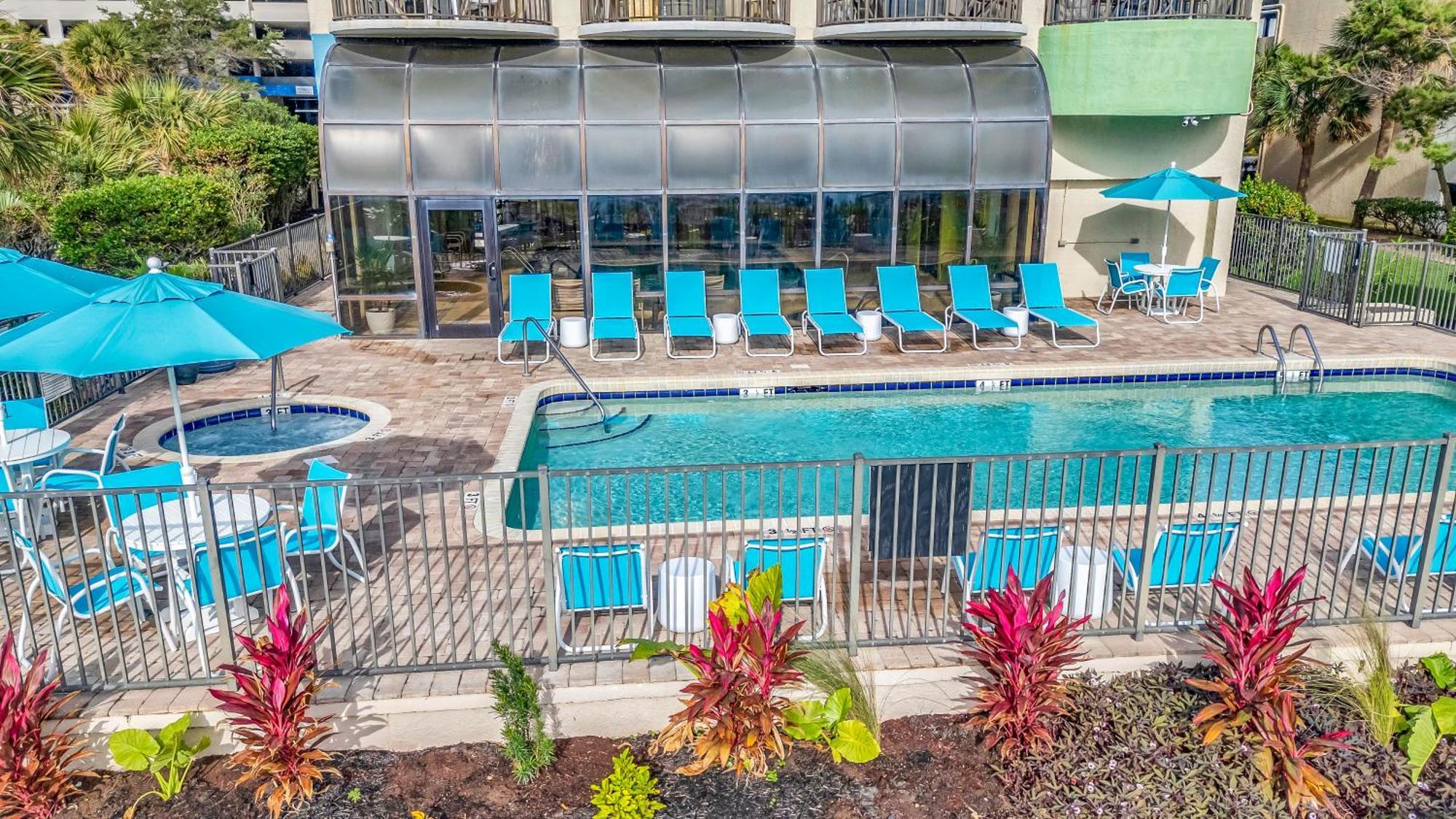 Ocean View Double Suite! Sleeps 4 Meridian Plaza 705 Myrtle Beach Dış mekan fotoğraf