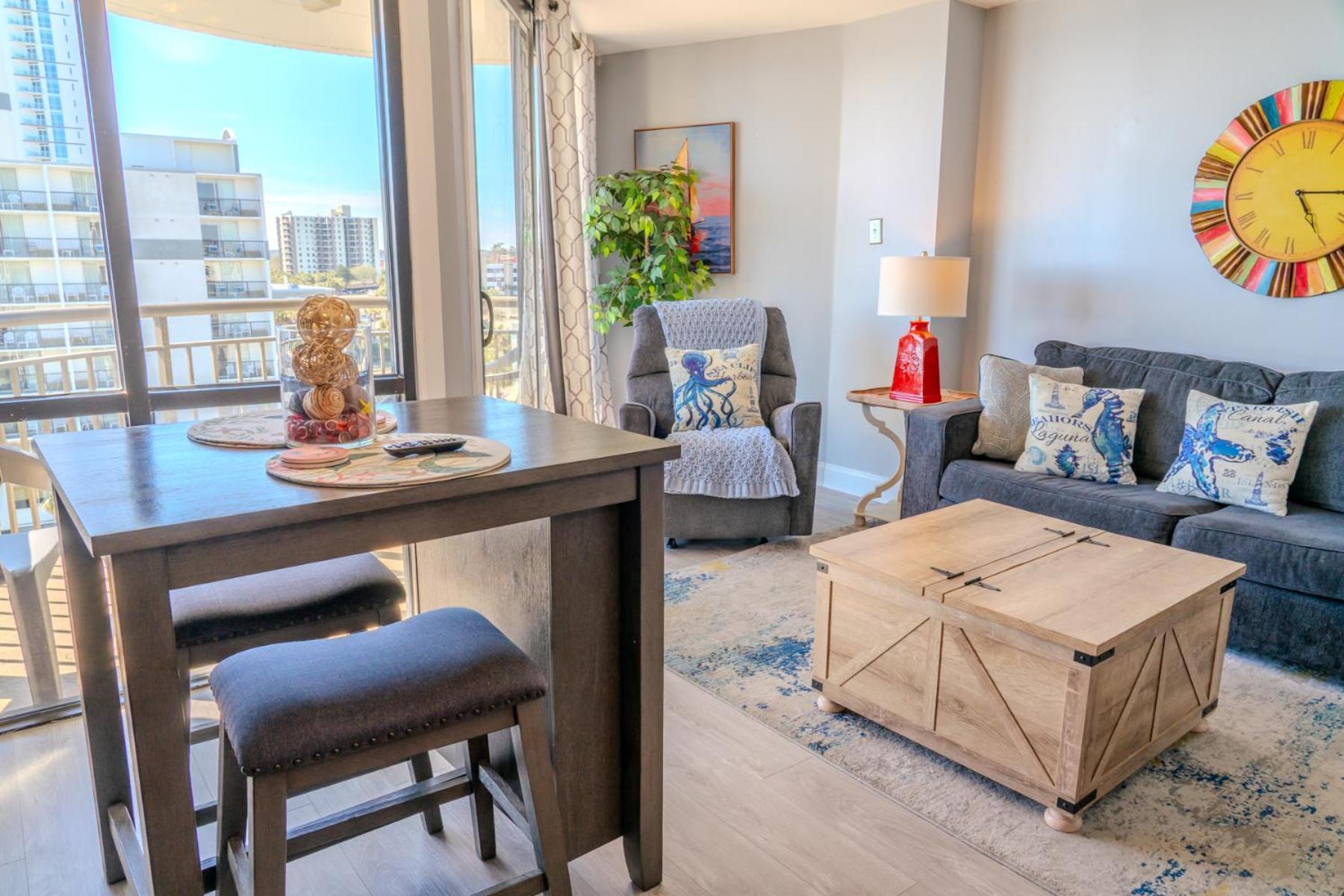 Ocean View Double Suite! Sleeps 4 Meridian Plaza 705 Myrtle Beach Dış mekan fotoğraf
