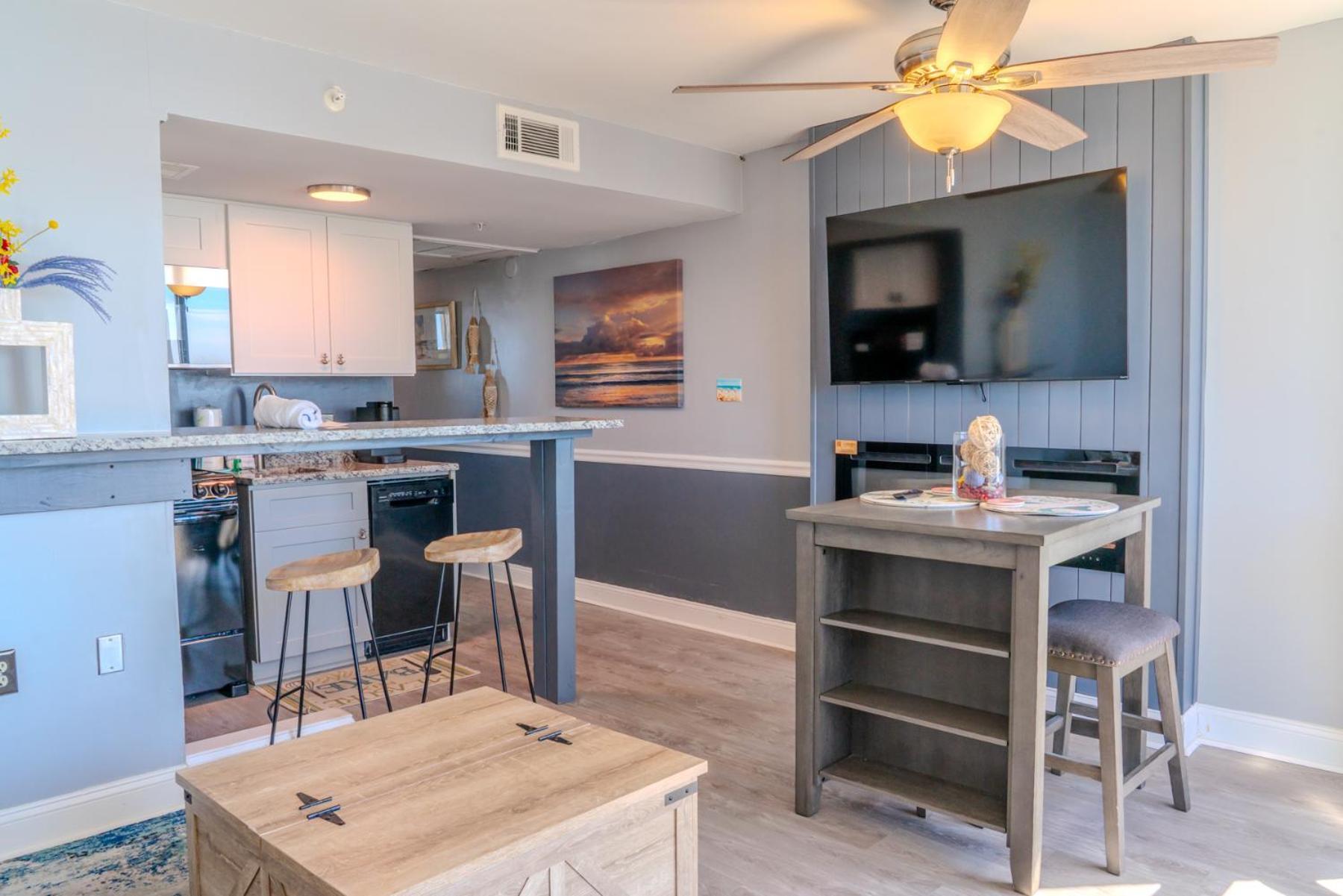 Ocean View Double Suite! Sleeps 4 Meridian Plaza 705 Myrtle Beach Dış mekan fotoğraf